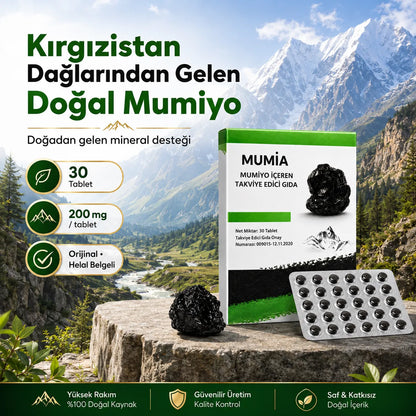 Mumio™ - %100 Doğal Mumiyo Tablet 30'lu