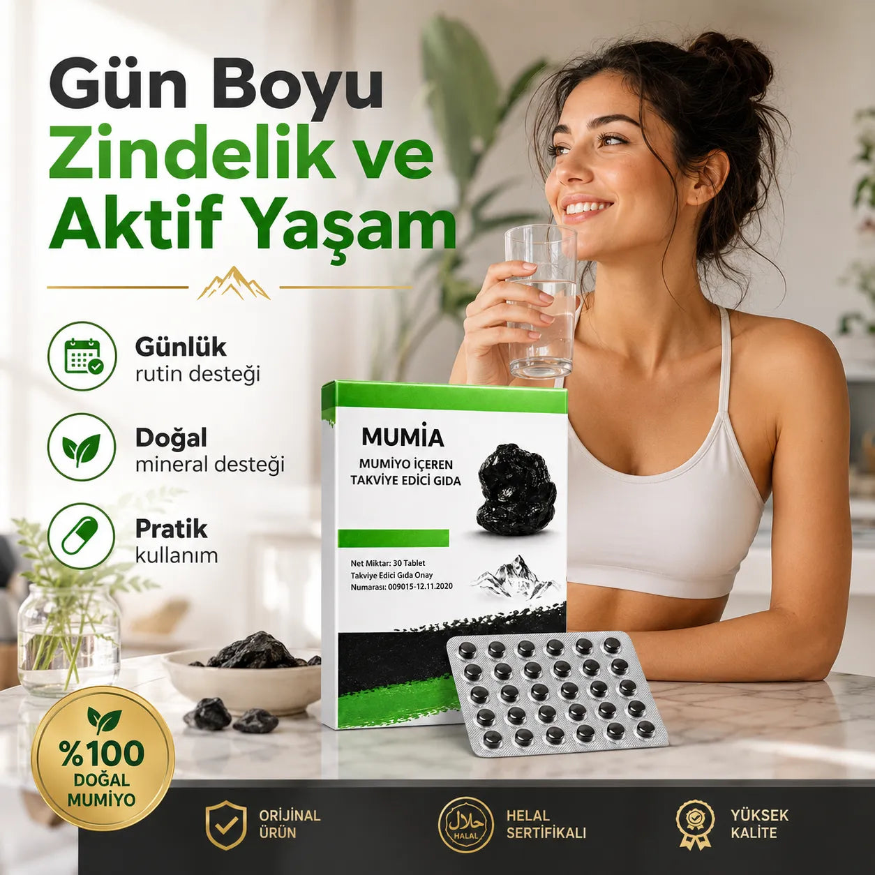 Mumio™ - %100 Doğal Mumiyo Tablet 30'lu