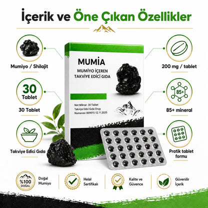Mumio™ - %100 Doğal Mumiyo Tablet 30'lu