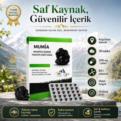 Mumio™ - %100 Doğal Mumiyo Tablet 30'lu
