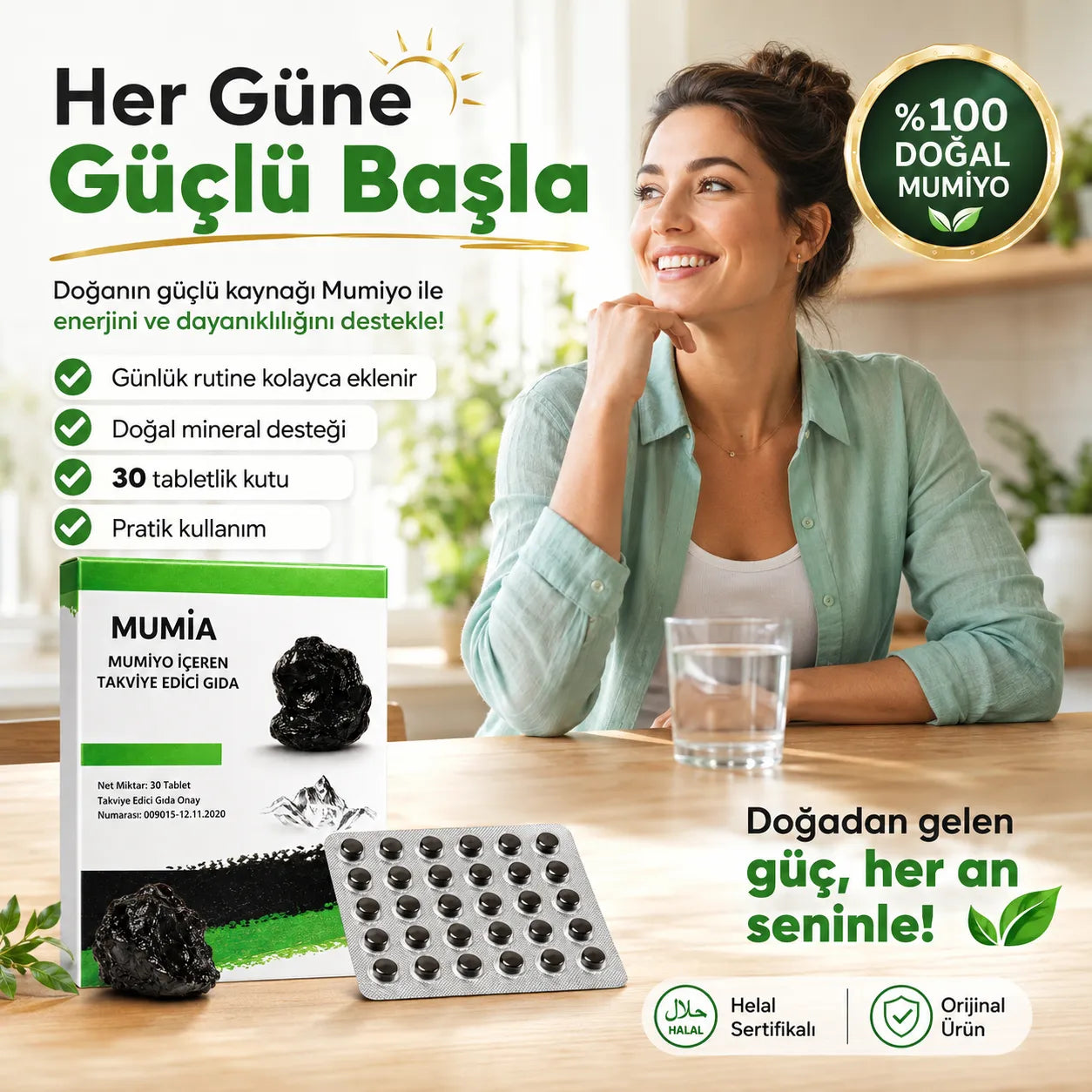 Mumio™ - %100 Doğal Mumiyo Tablet 30'lu