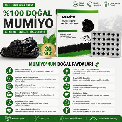 Mumio™ - %100 Doğal Mumiyo Tablet 30'lu